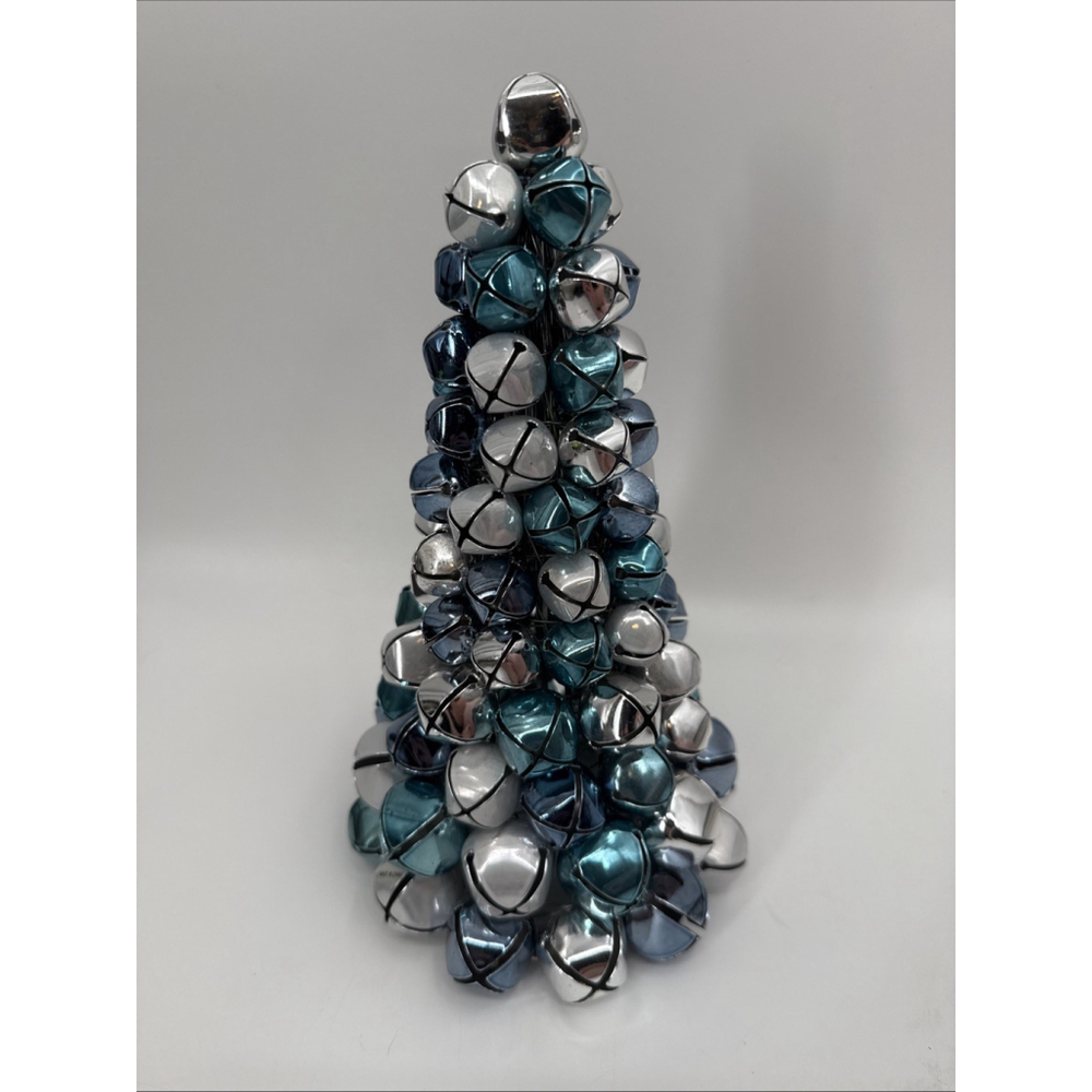 Martha Stewart 2004 First Snowfall Blue White Jingle Bell Tree
